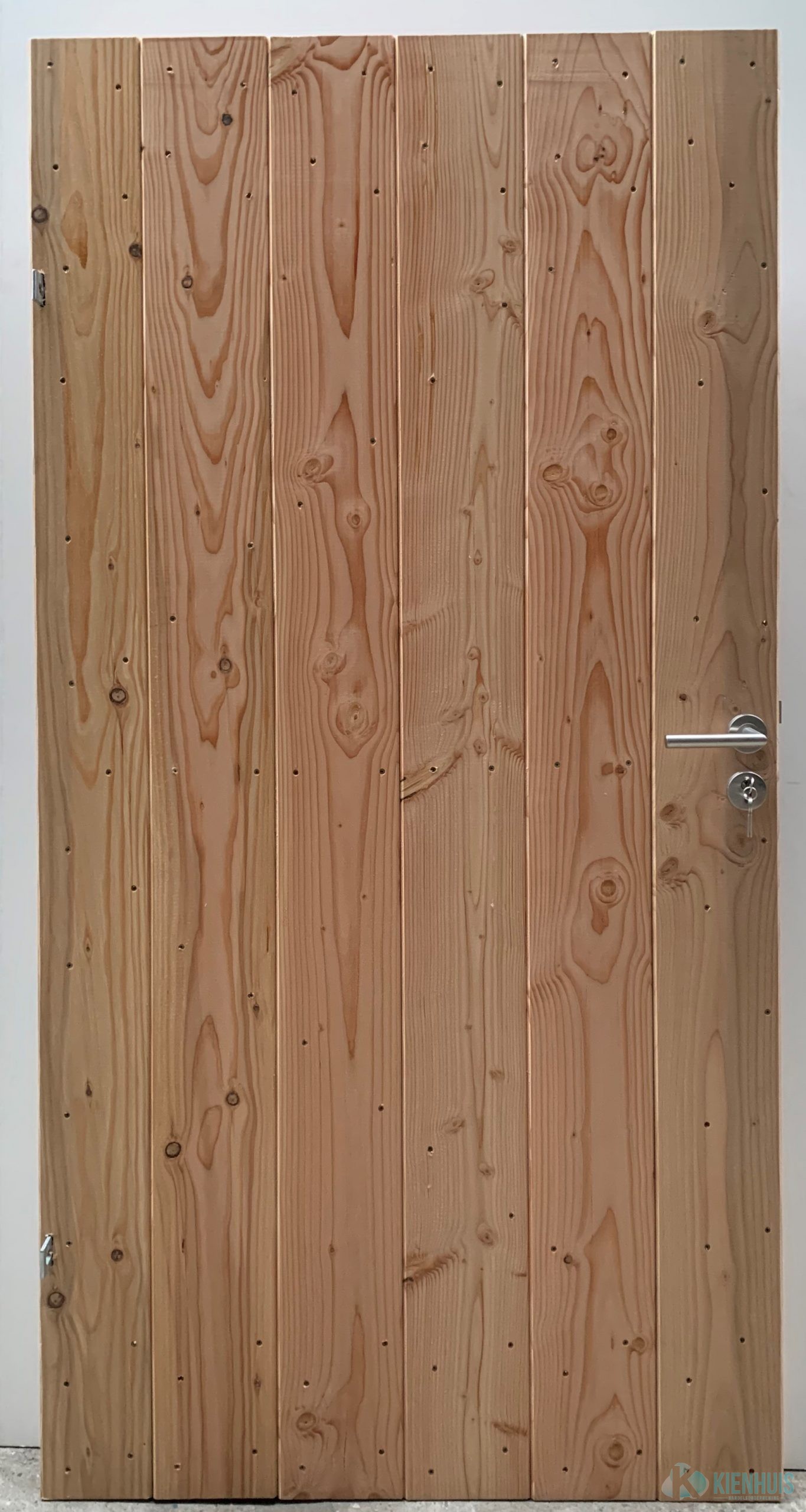 Boer Modderig tand Douglas houten deur met stalen frame 1000x2000mm - Handelsonderneming  Kienhuis